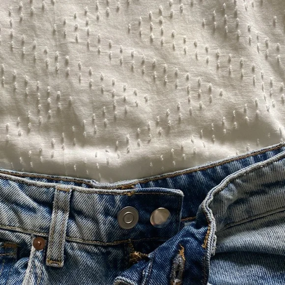 H&M Wide Leg High Rise Jeans - Picture 4 of 5